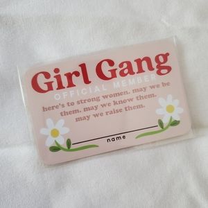 🟢Girl Gang Membership Card